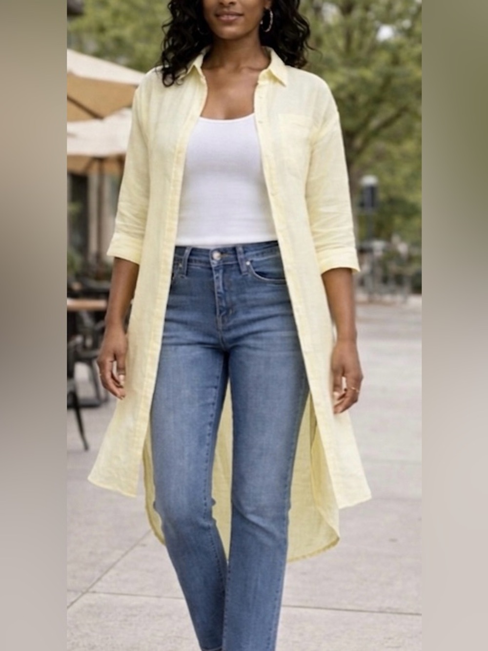Universal Thread, NWT, Soft Yellow Oversized Tunic, XS, fits up to M